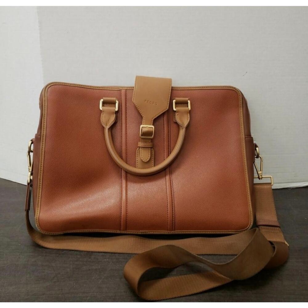 PEDRO GENUINE LEATHER LAPTOP BAG